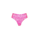 kulani HIGH WAIST CHEEKY BIKINI BOTTOM - ROSE QUARTZ