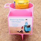 Sand Beach Cup Holder with phone Pocket