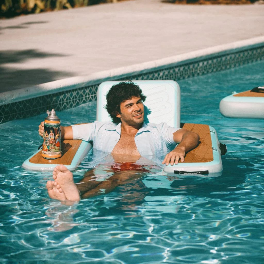 Inflatable floating chair for ultimate relaxation