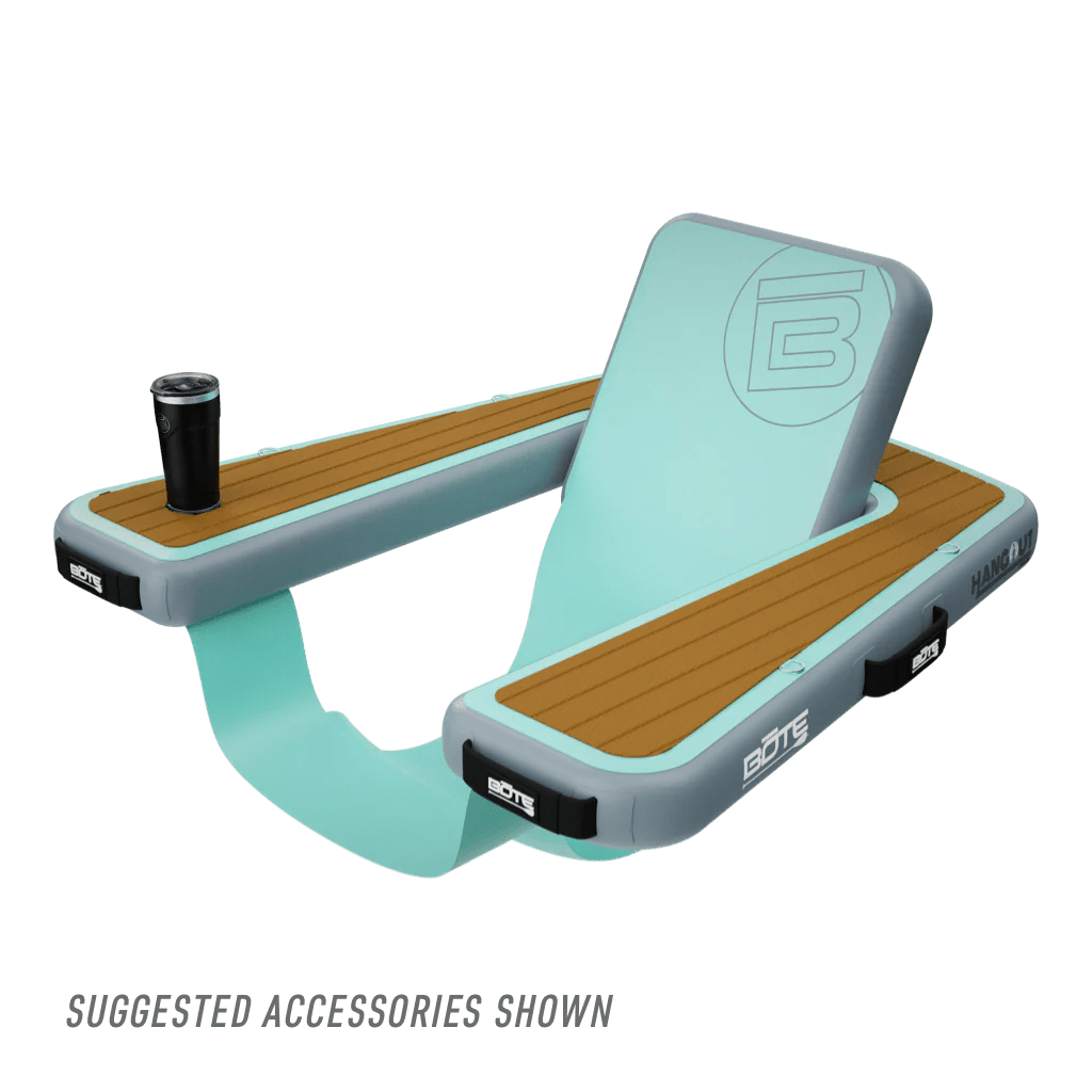 Inflatable floating chair for ultimate relaxation