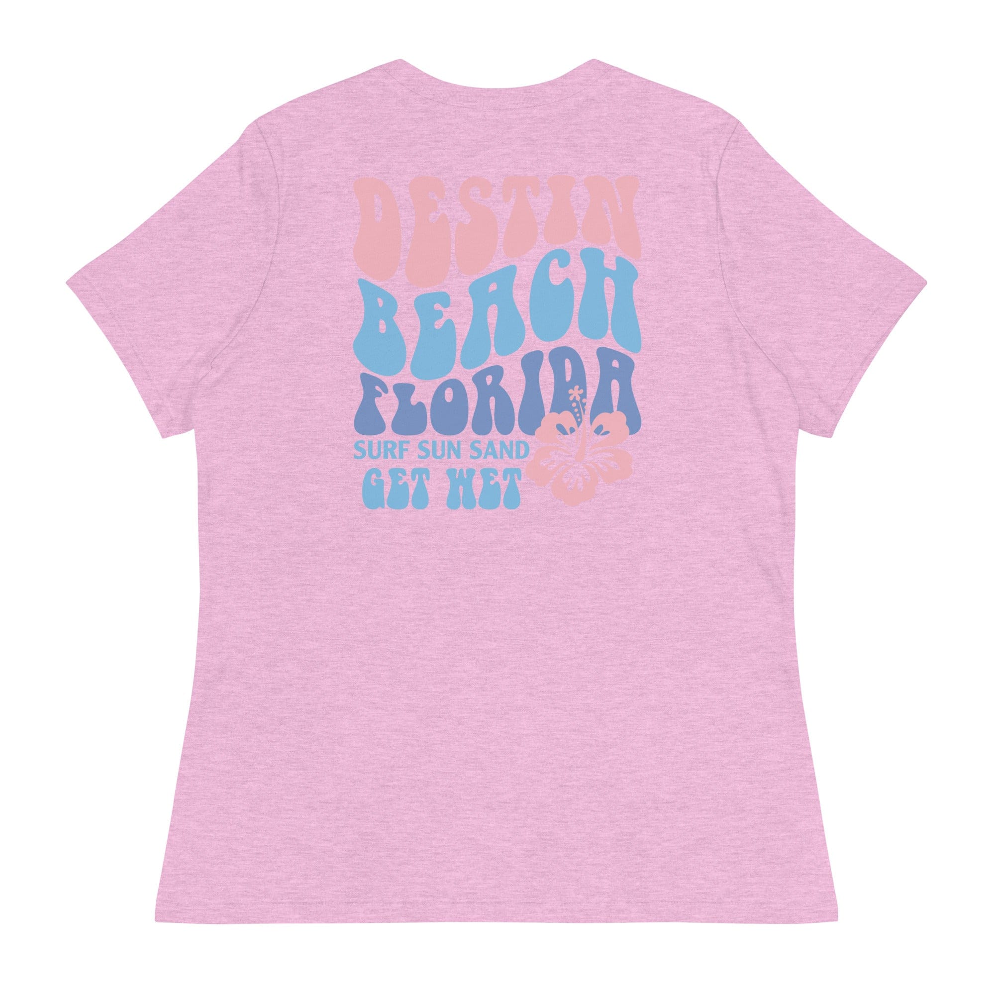 Destin Beach Retro Women's Relaxed T-Shirt