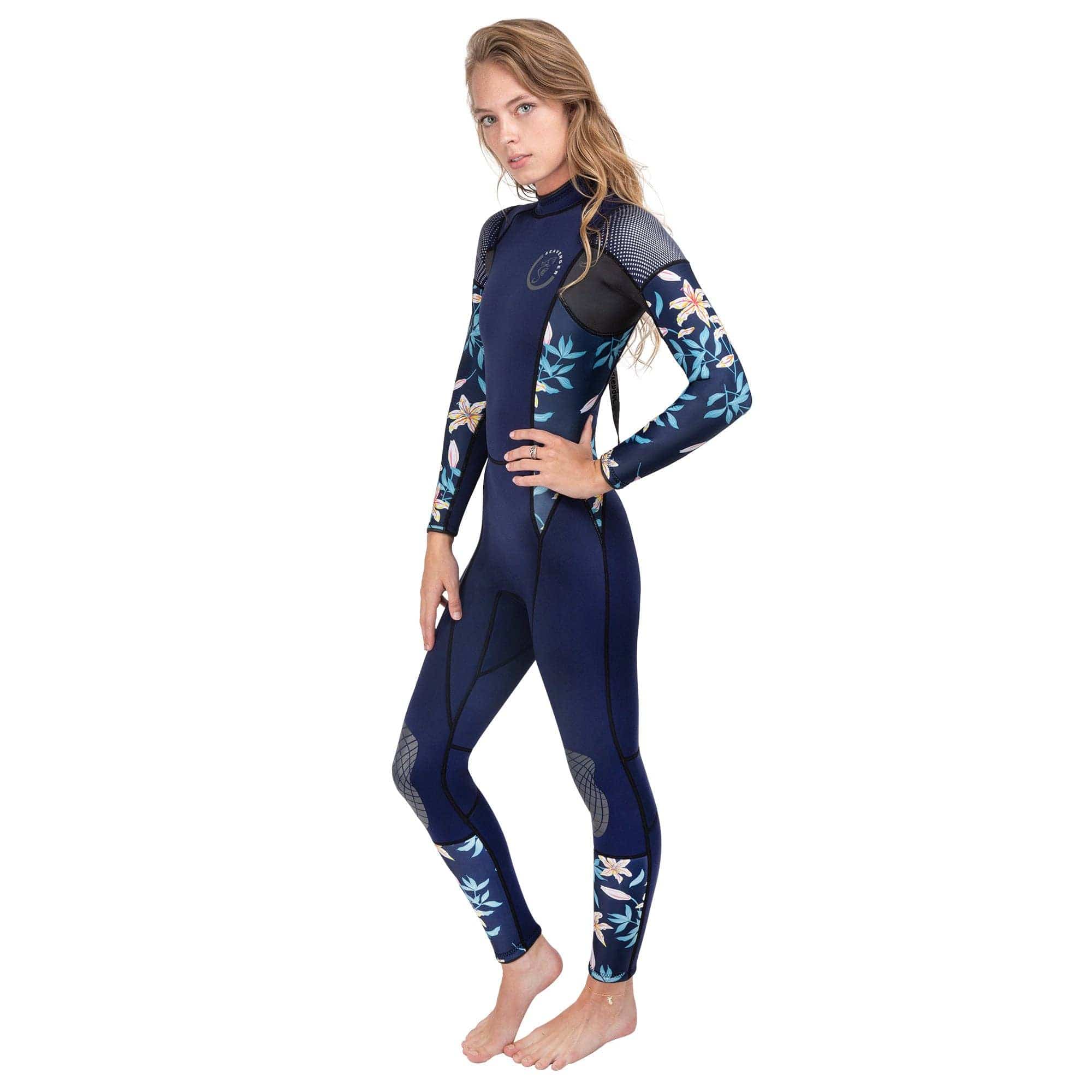 Seavenger Women’s Wetsuit 3mm- Dark Floral