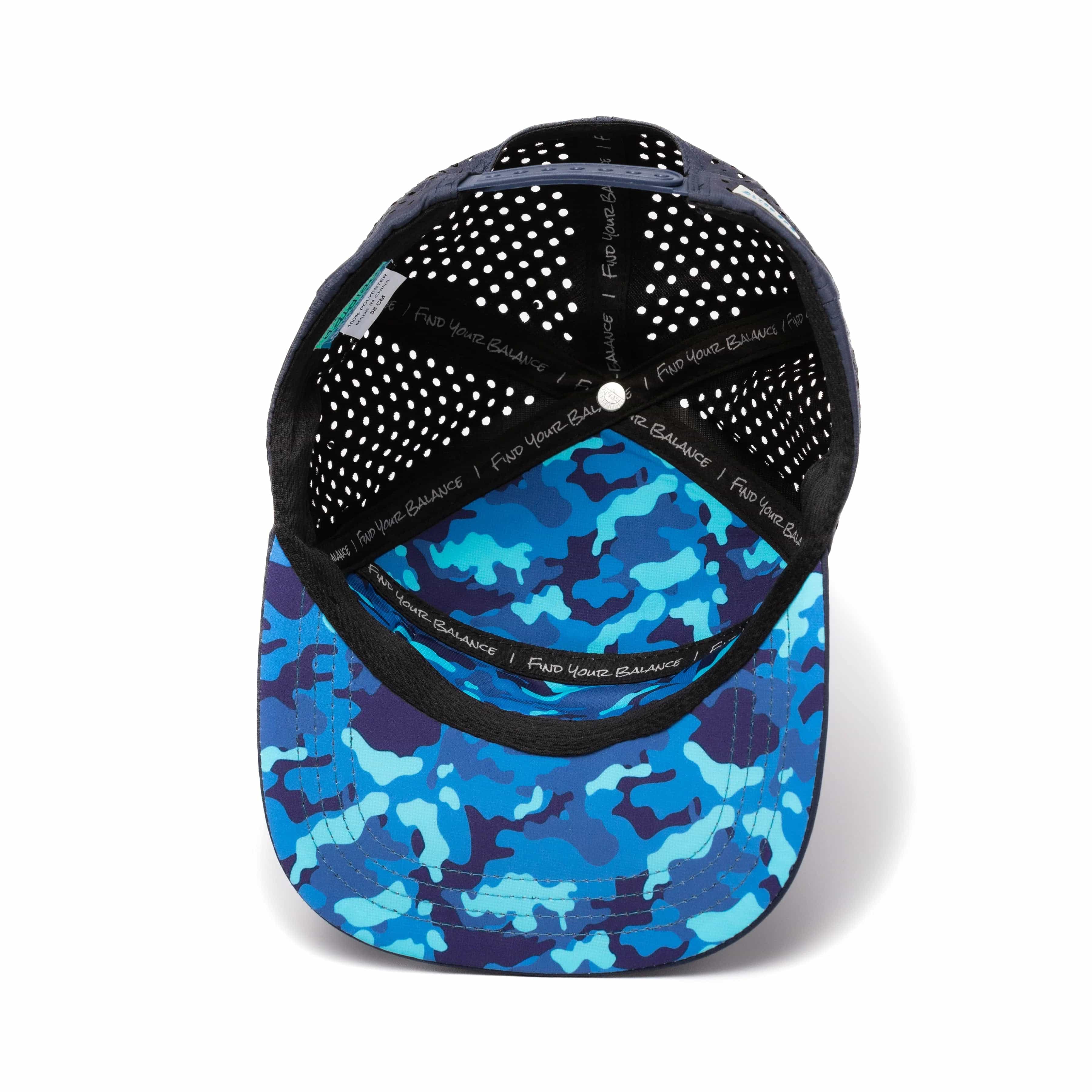 Alter Ego DRIFTER Hat SPLASH NAVY CAMO PALM