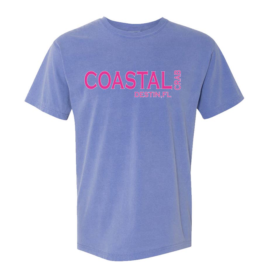 Costal Crab Destin Hibiscus T-shirt