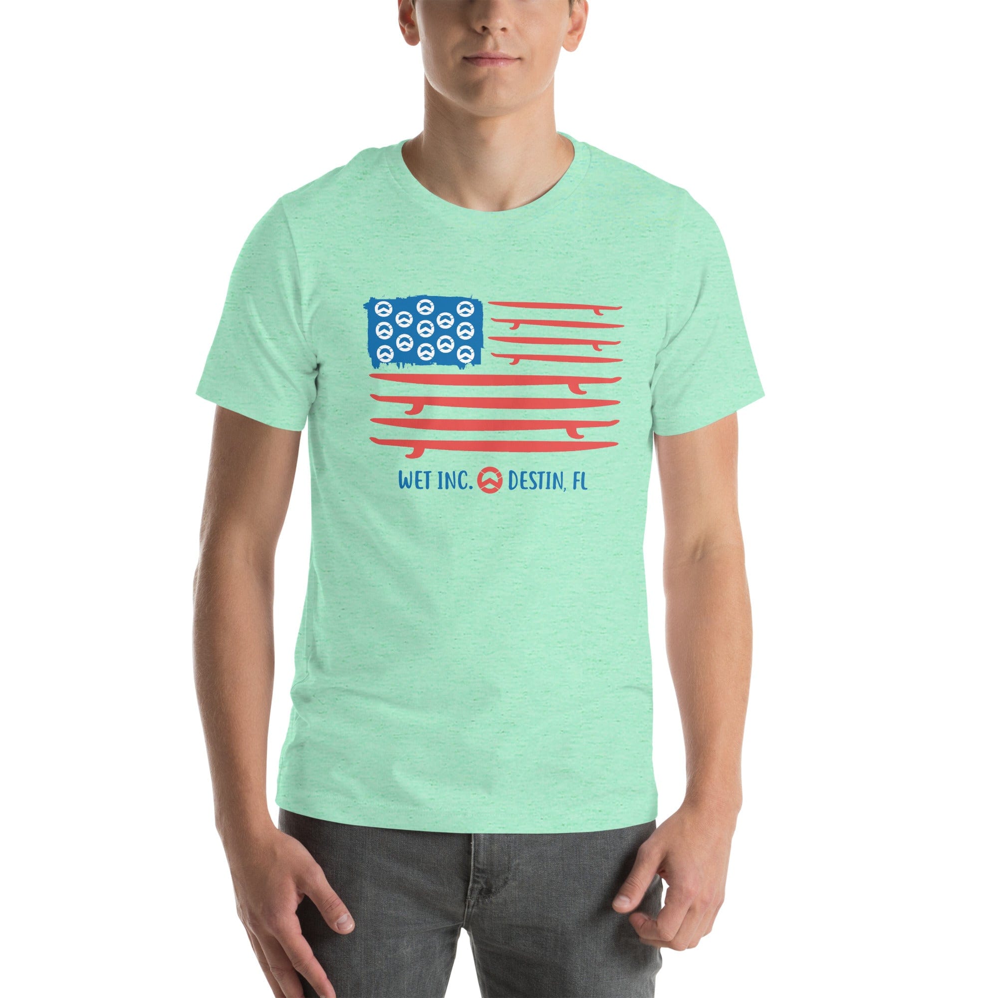 Patriotic Surfboard T-shirt