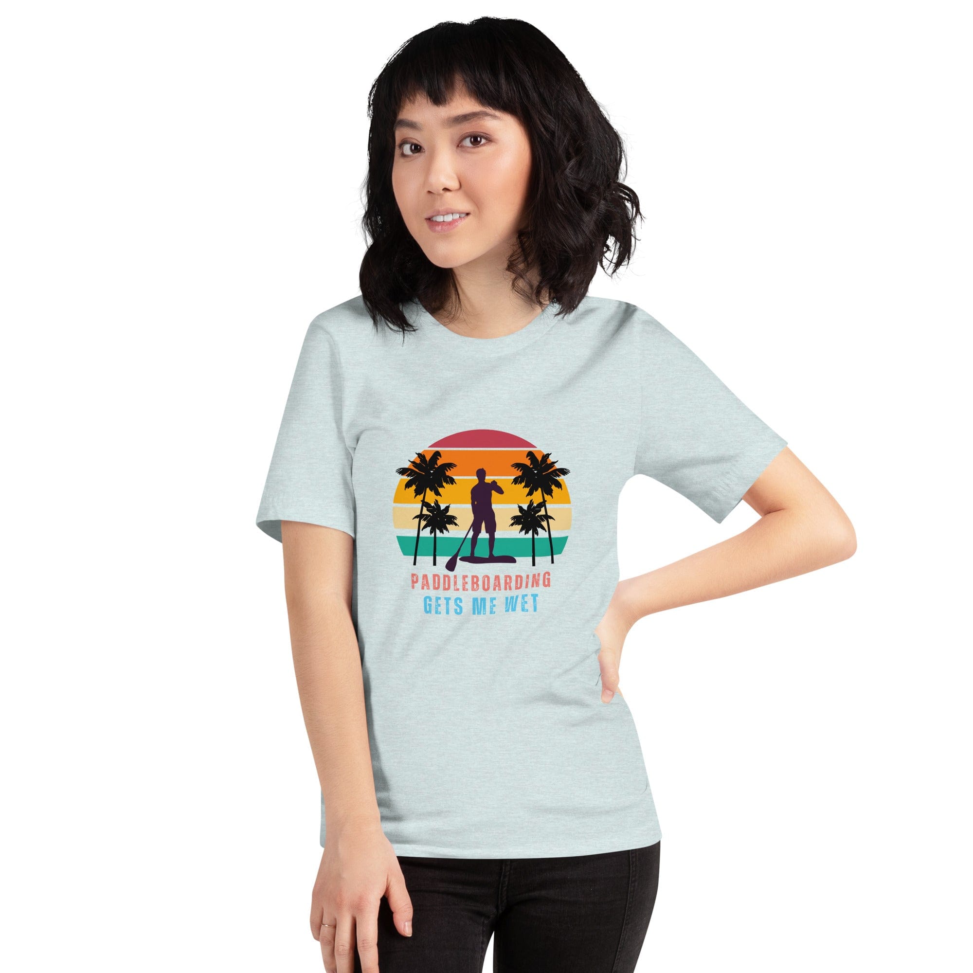 Paddleboarding Gets Me Wet Unisex t-shirt