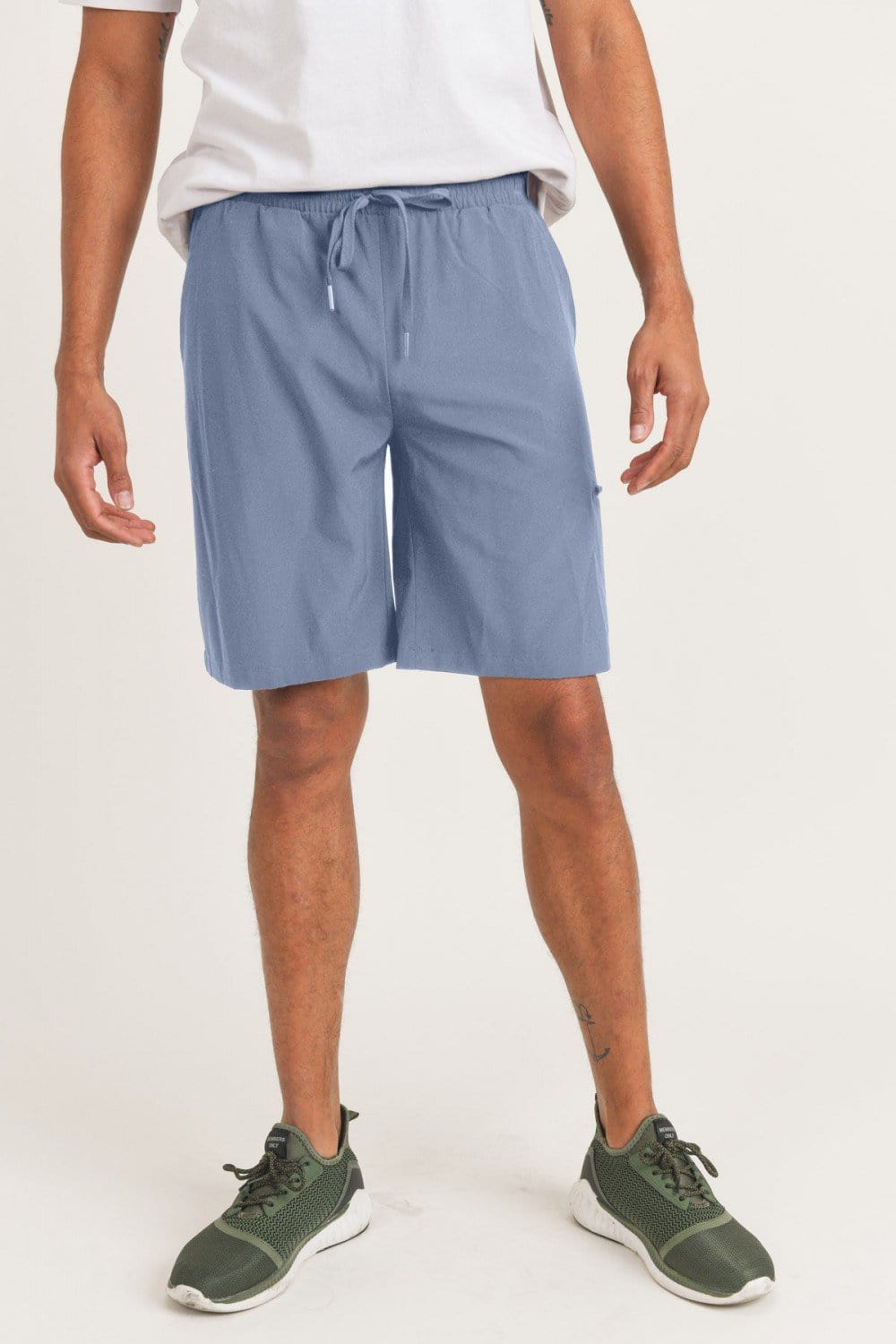 Mono B MEN - Active Drawstring Shorts with Zippered Pouch