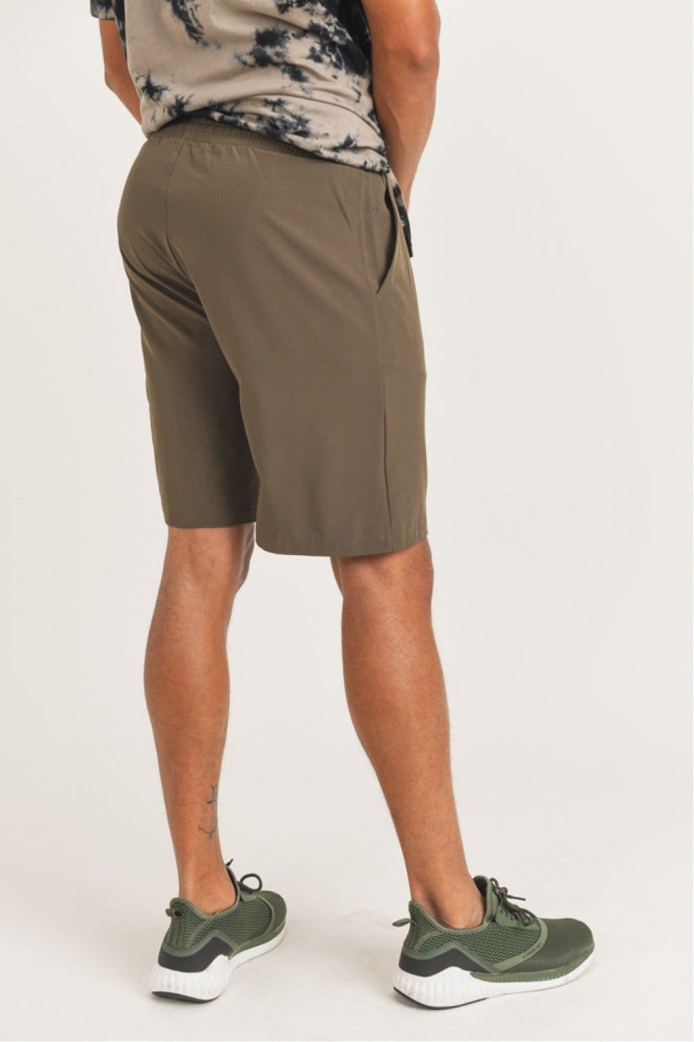 Mono B MEN - Active Drawstring Shorts with Zippered Pouch