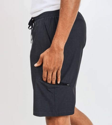 Mono B MEN - Active Nylon-Blend Shorts with Zippered Pouch