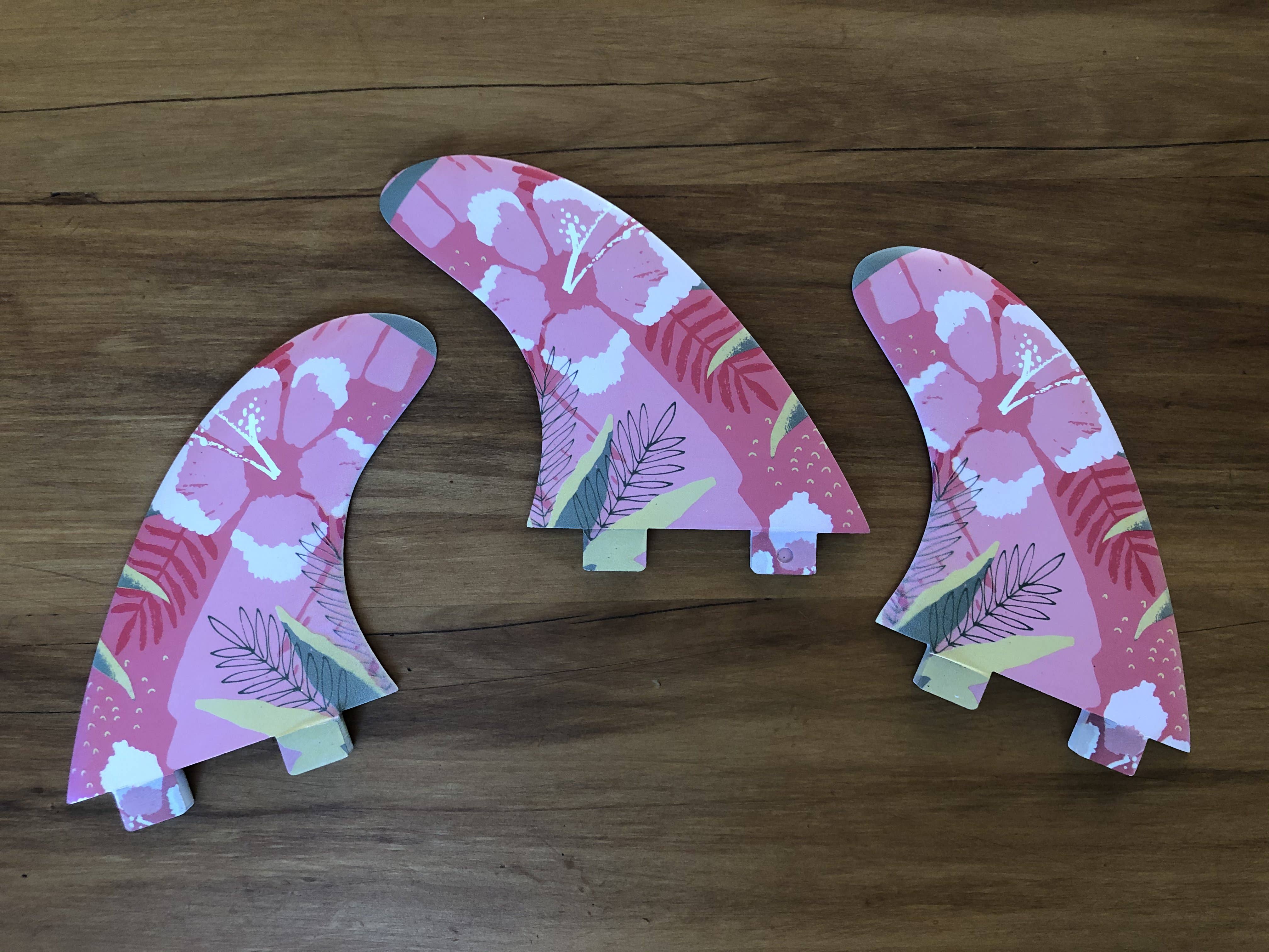 Hibiscus G5 Tri-fin (set of 3 fins) FCS compatible